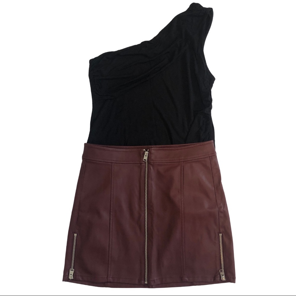 Gap One Shoulder Top Black